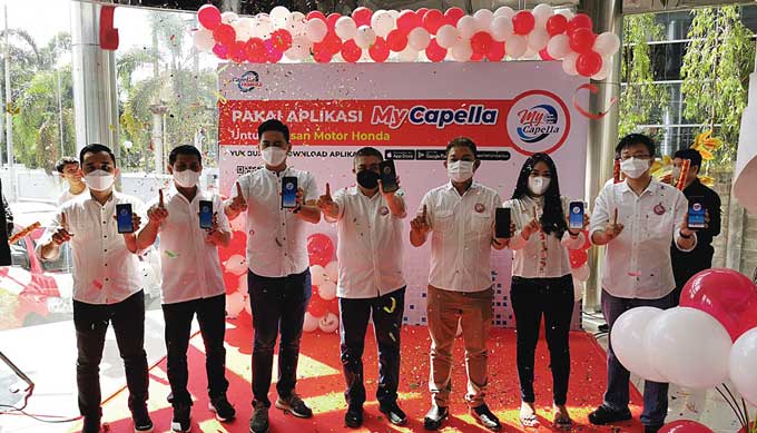 Main dealer sepeda motor Honda di wilayah Riau, PT Capella Dinamik Nusantara (CDN) resmi meluncurkan aplikasi My Capella di showroom CDN, Jumat (23/12/2022).