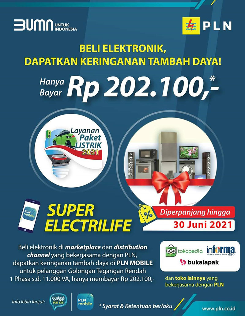 Selebaran promo tambah daya PLN
