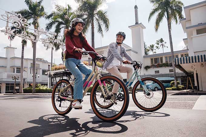 Sepeda listrik Polygon Kalosi Cruise hadir dengan design kuat dan nyaman sehingga cocok untuk dipakai commuting.