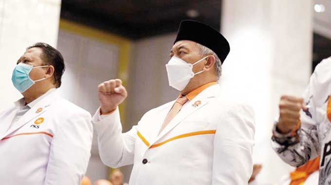 Presiden PKS Ahmad Syaikhu saat hadir dalam sebuah acara PKS, beberapa waktu lalu. PKS akan menggunakan hak konstitusinya menguji pasal 222 UU Nomor 7/2017 tentang Pemilu. Syaikhu yakin keberadaan PKS sebagai partai parlemen bisa menjadi pertimbangan MK.