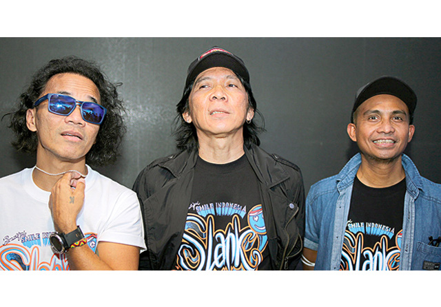 Dari kiri, Kaka, Bimbim, dan Ivanka dalam jumpa pers rencana konser beberapa waktu lalu.