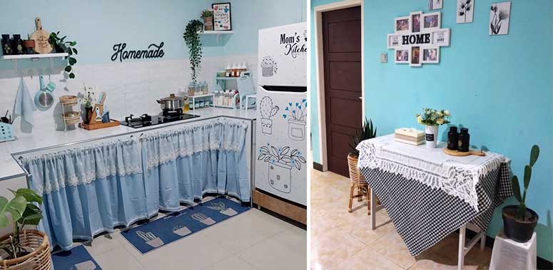 Dekor Minimalis Biru