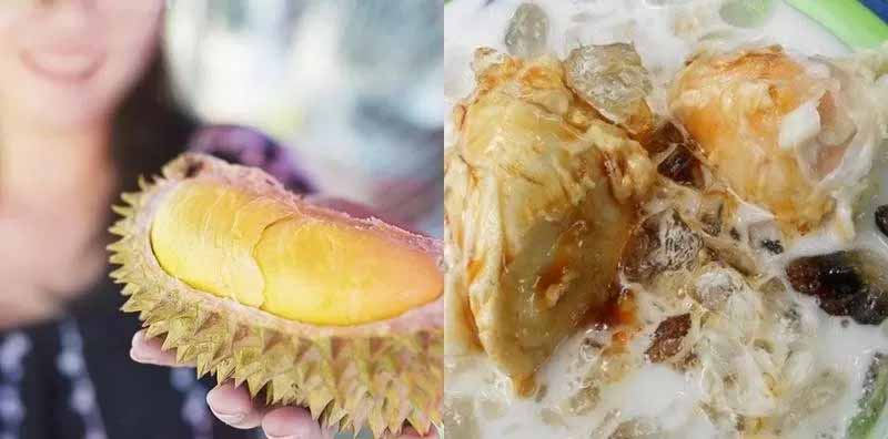 Es kolak durian Medan.