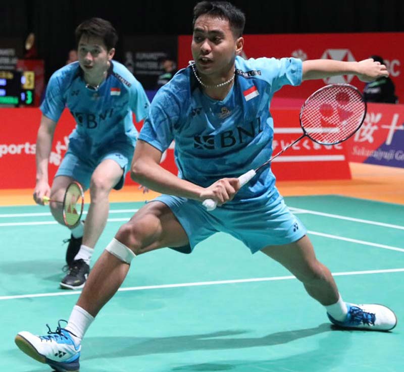 Kumamoto (RP) - Pasangan ganda putra Indonesia Kevin Sanjaya/Rahmat Hidayat sukses melangkah ke babak 16 besar Kumamoto Masters