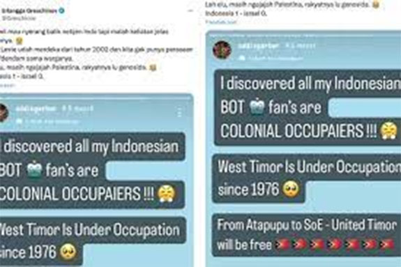 Tentara Israel berusaha menyerang balik netizen Indonesia lewat Instagram.
