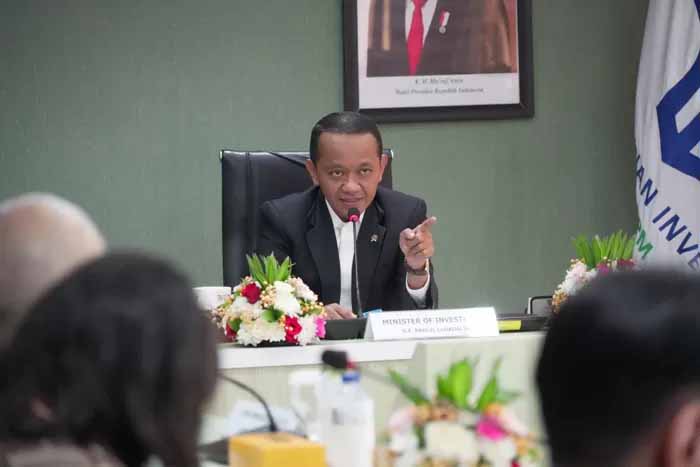 Menteri Investasi/Kepala Badan Koordinasi Penanaman Modal (BKPM) Bahlil Lahadalia.