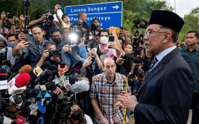 PM Malaysia Anwar Ibrahim jelang dilantik, Kamis (24/11/2022).