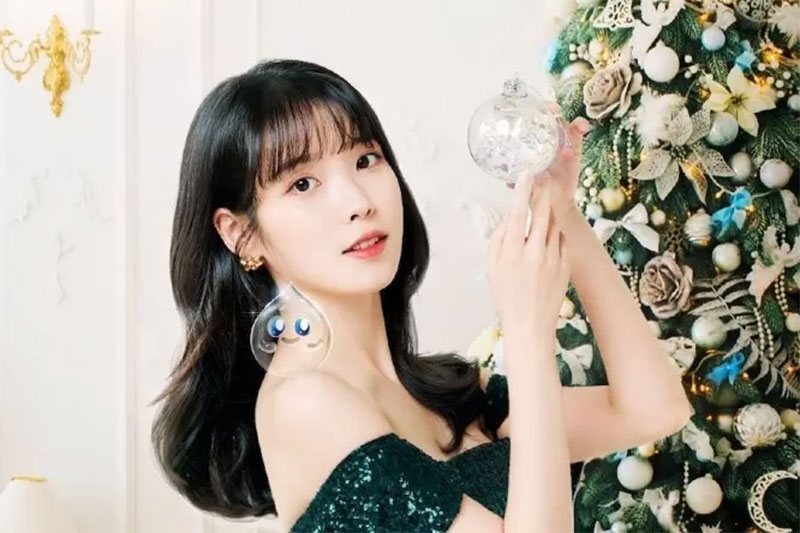 Penyanyi dan aktris Korea Selatan Lee Ji-eun atau IU.