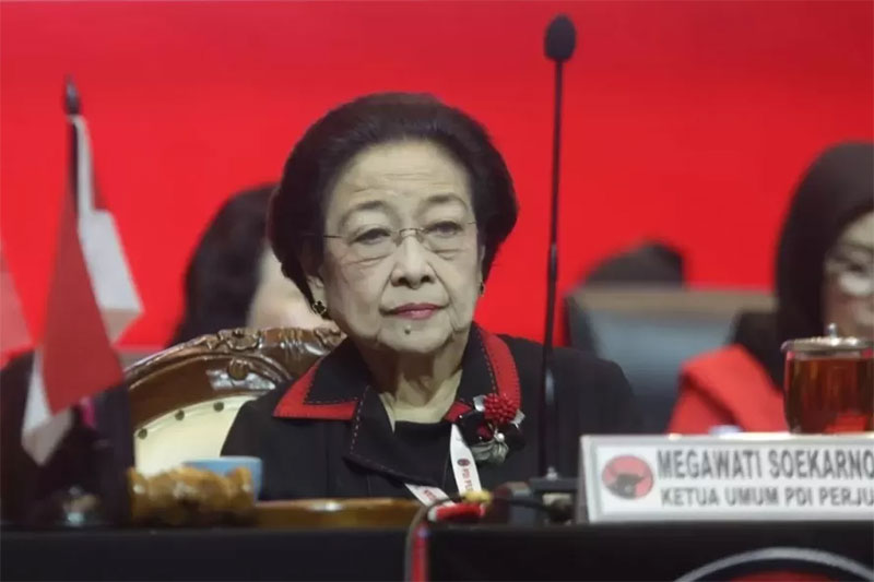 Ketua Umum PDIP Megawati Soekarnoputri di Rapat Kerja Nasional (Rakernas) IV.