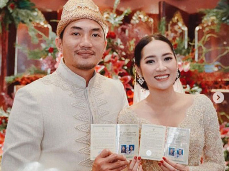 Niken Anjani dan Adimaz Pramono menikah (INSTAGRAM NIKEN ANJANI)