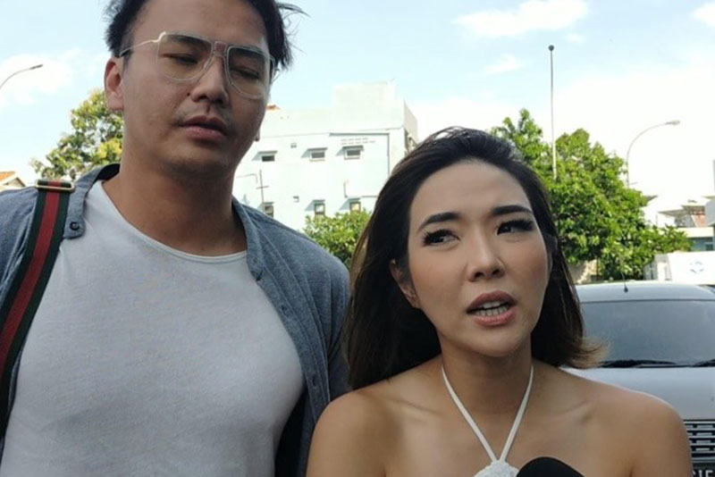 Gisella Anastasia (kanan) (ABDUL RAHMAN/JAWAPOS.COM)