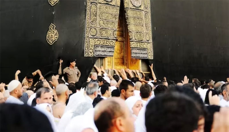 Ilustras: Kakbah Masjidilharam Makkah tempat untuk jemaah melaksanakan ibadah haji.