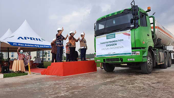Pt Rapp Riau Tanoto Foundation Donasikan 500 Ton Oksigen Produksi PT RAPP untuk ...