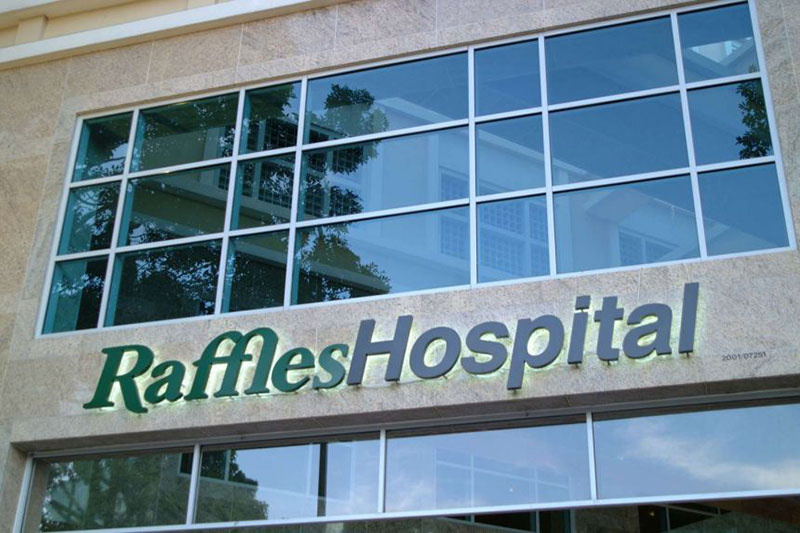 Raffles Hospital, salah satu rumah sakit milik Raffles Medical Group Ltd.