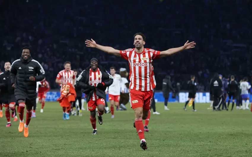 Gelandang Union Berlin Rani Khedira mengikuti jejak kakaknya, Sami Khedira, dengan mencicipi Liga Champions musim depan.