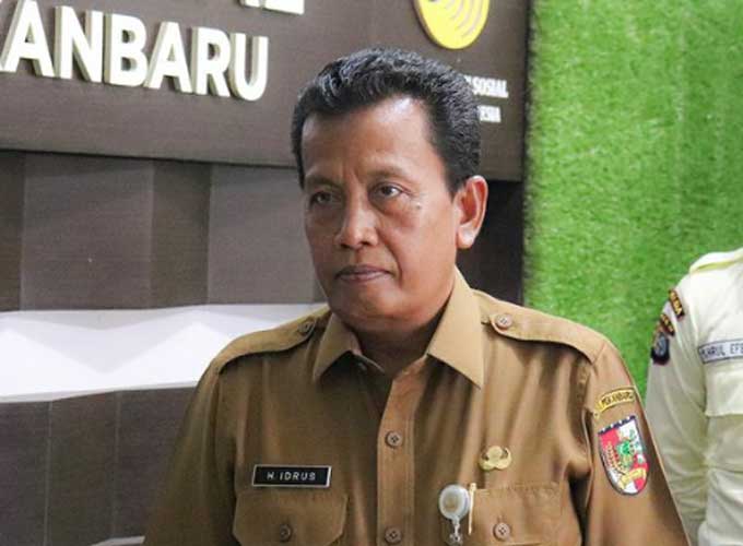 Kepala Dinas Sosial Kota Pekanbaru Dr H Idrus MAg