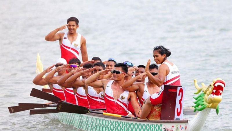 Indonesia patahkan dominasi Cina untuk raih emas di perahu naga, ini strateginya