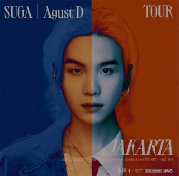Suga BTS gelar konser di ICE BSD, Tangerang pada 26-28 Mei