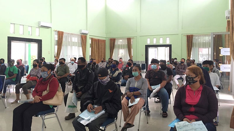 Sebanyak 3.205 KPM akan menerima BST di BRSAMPK Rumbai, Jalan Khayangan yang dimulai Kamis (14/1/2020).