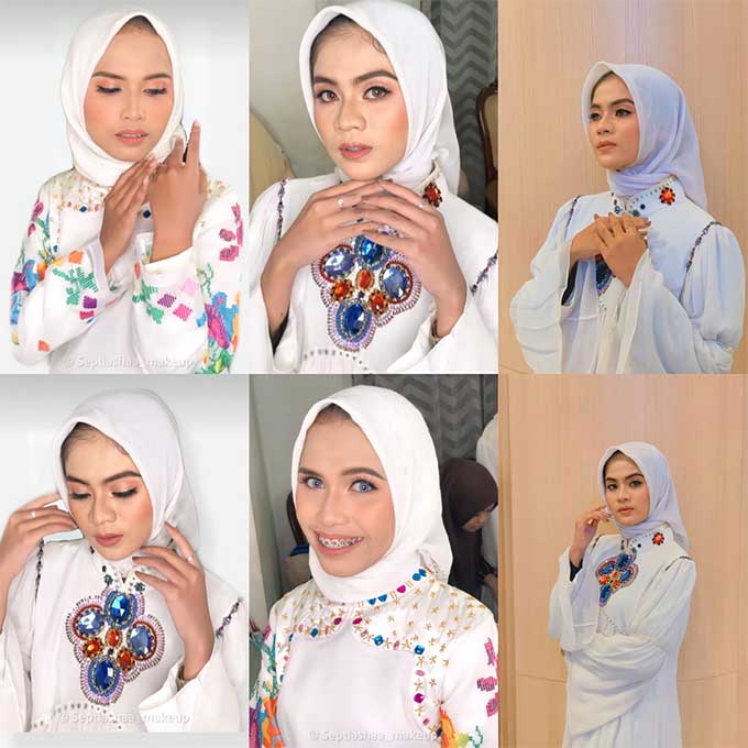 Hasil make up dengan tema Turkish.