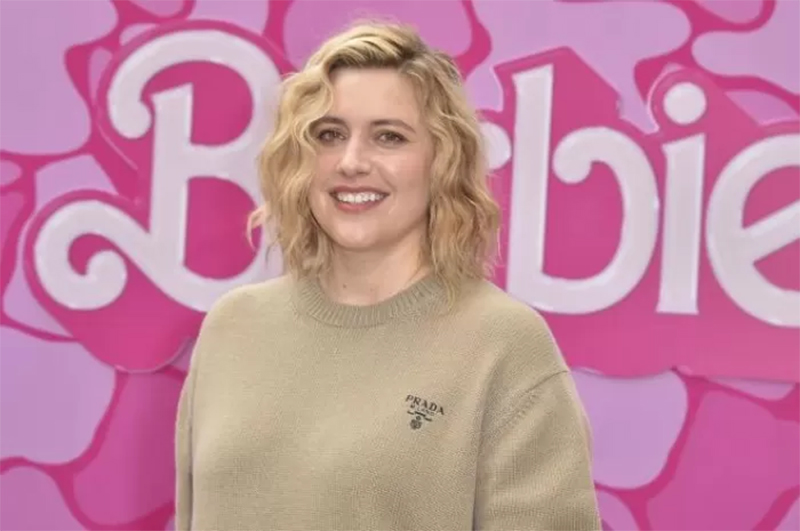 Penampilan Greta Gerwig di Four Seasons Hotel, Los Angeles untuk memeriahkan film terbarunya, Barbie.