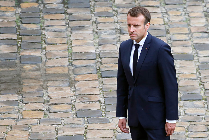 Presiden Prancis, Emmanuel Macron mengakui status negara Palestina.