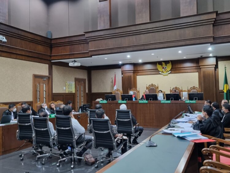 Sidang pemeriksaan saksi Bos PT Duta Palma Group, Surya Darmadi di Pengadilan Tipikor pada Pengadilan Negeri Jakarta Pusat, Senin (10/10/2022).