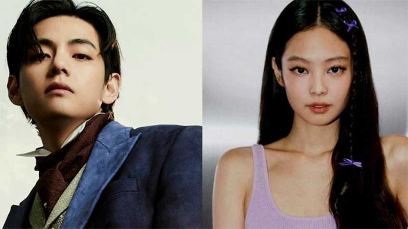 V BTS dan Jennie BLACKPINK berkencan di Paris.