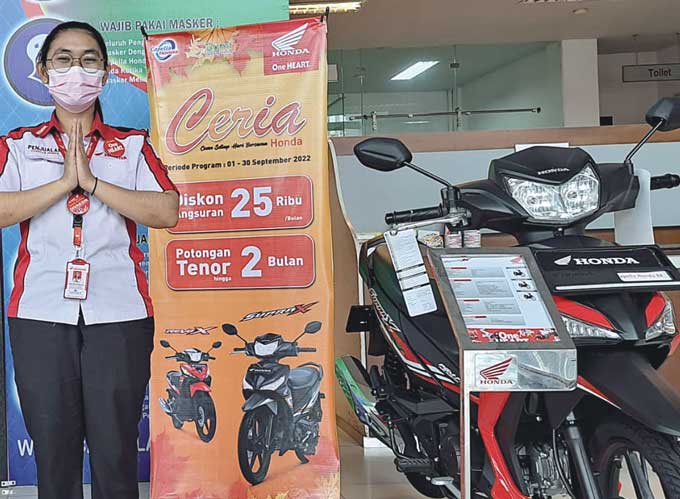 PT CDN menghadirkan promo Ceria dan Baper selama September yang memberikan banyak keuntungan untuk pembeli sepeda motor Honda.