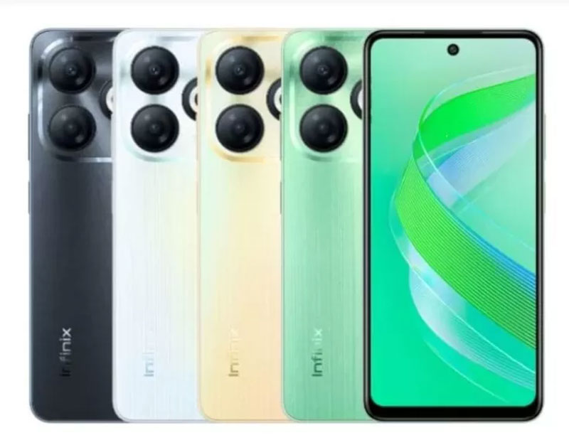 Tampilan ponsel terjangkau dari Cina Infinix Smart 8.