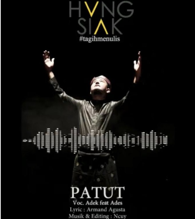 Cover single Patut dengan genre Melayu hip-hop dan sedang viral di Siak.