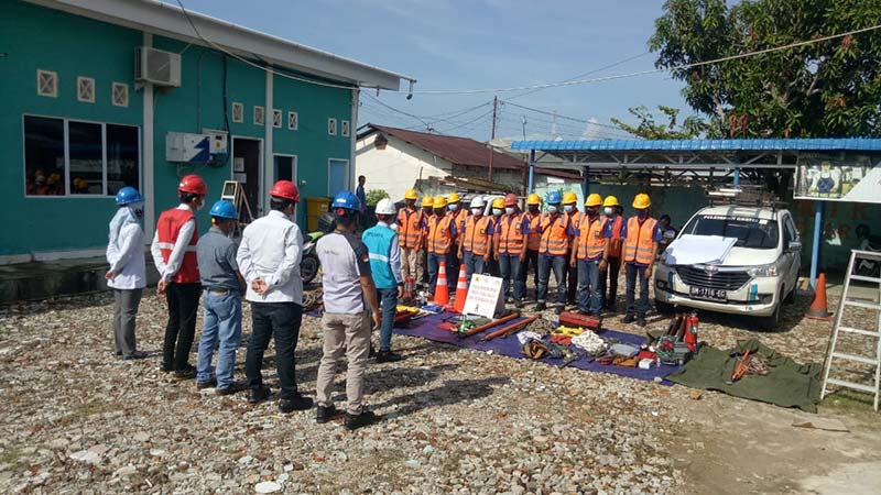 Apel bersama Tim Teknis Natura yang disiapkan PLN Bengkalis, beberapa waktu lalu. ERWAN SANI/RIAU POS