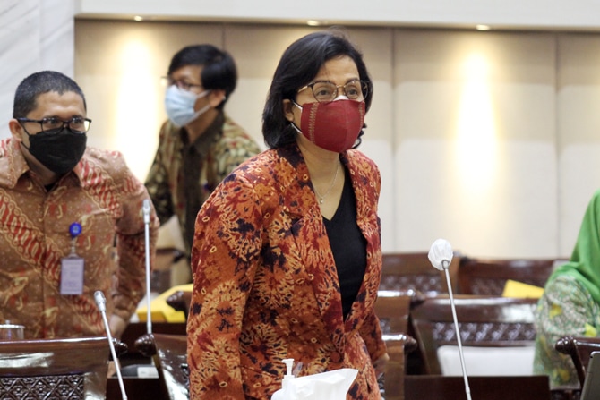 Menteri Keuangan Sri Mulyani Indrawati.