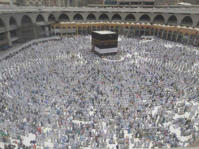 ILUSTRASI HAJI: Suasana di Masjidilharam pada Haji 2019 (Dok. Jawa Pos)
