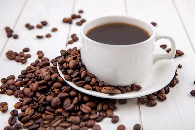 Ilustrasi kopi hitam.