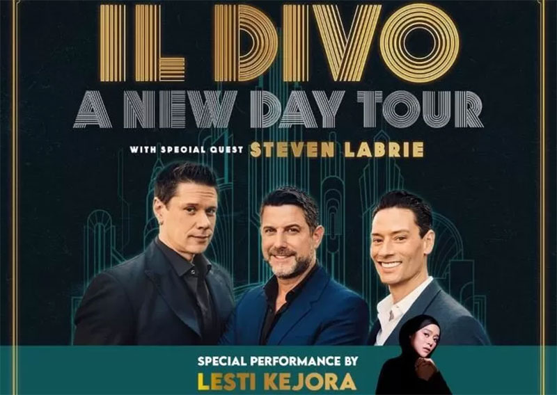 IL DIVO akan tampil di JIExpo Theater, Kemayoran, Jakarta, pada 11 November dalam konser bertajuk IL DIVO A New Day Tour 2023.