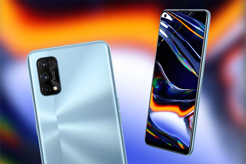 Tampilan menarik Hp Realme 7 Pro dengan fitur-fitur canggih yang sangat modern.