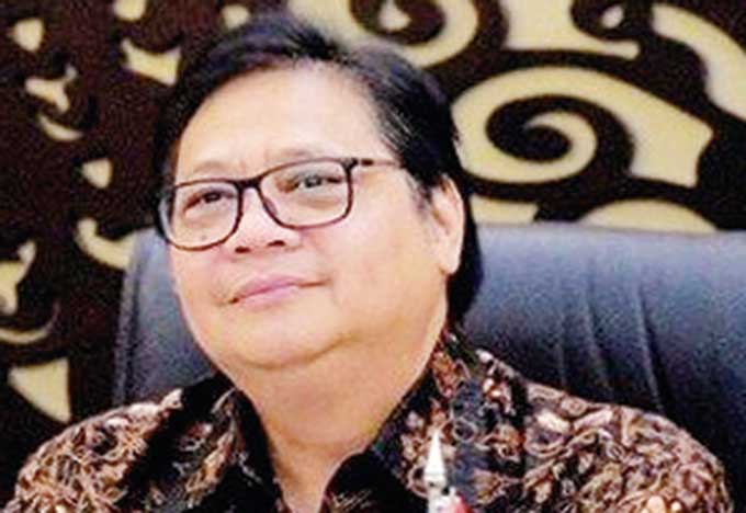 Menko Perekonomian Airlangga Hartarto.