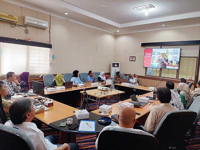 DPP Asosiasi Pengusaha Indonesia Lampung, Coca-Cola Europacific Partners bersama Institut Informatika dan Bisnis (IIB) Darmajaya melakukan kunjungan ke Lembaga Layanan Pendidikan Tinggi (LLDikti) Wilayah II Palembang dalam rangka penjajakan kerja sama imp