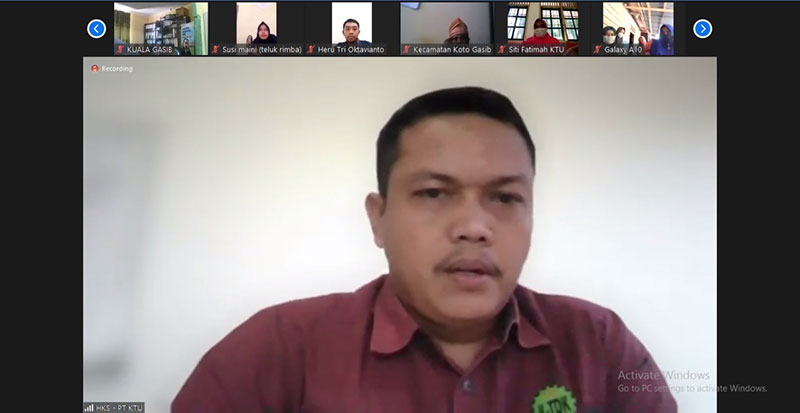 Administratur PT. KTU Hubbal K Sembiring