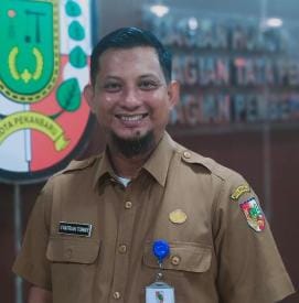 Kabag Tapem Setdako Pekanbaru Syafrian Tommy.