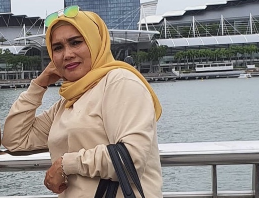 Ervina Lubis, warga Tapung, Kampar Riau yang menghilang hingga sang suami melaksanakan sayembara untuk mencari istrinya dengan hadiah Rp150 juta akhirnya ditemukan di salah satu pondok pengajian di Magetan, Jawa Timur,, Jumat (25/6/2021)