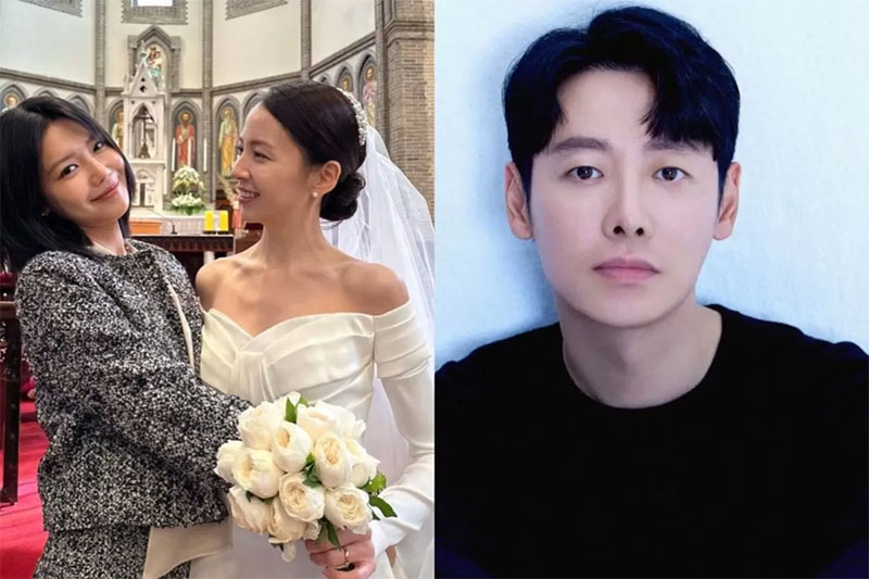 Istri Kim Dong Wook berfoto bersama Sooyoung SNSD.