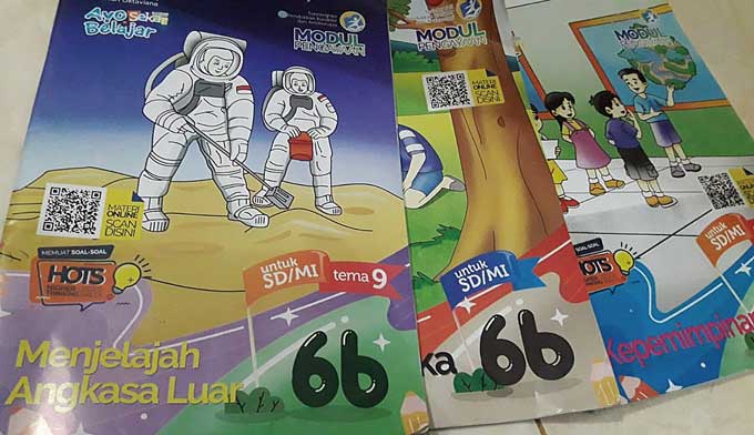 LKS untuk kelas VI SD semester genap, Senin (23/1/2023).