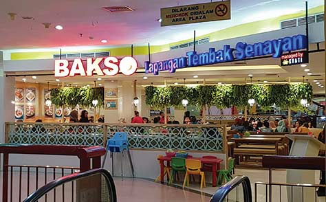 KONSEP BARU: Bakso Lapangan Tembak Senayan Plaza Citra direnovasi dengan konsep baru di lantai 3 Plaza Citra. (PLAZA CITRA FOR RIAU POS)