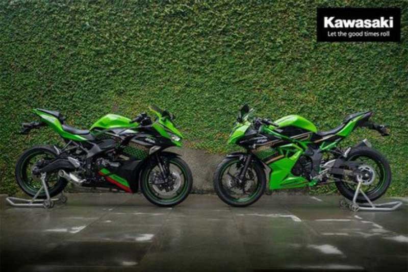 Teaser Ninja 250 4 silinder. Foto: Instagram KMI