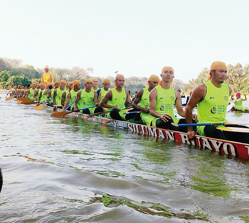 Jalur Langkah Siluman Buayo Danau menjadi pemenang di Tepian Saidina Ali, Kuantan Mudik, Senin (7/8/2023).