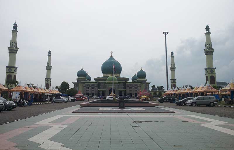 Masjid  An-Nur dilihat dari depan. (DOK. RIAU POS)