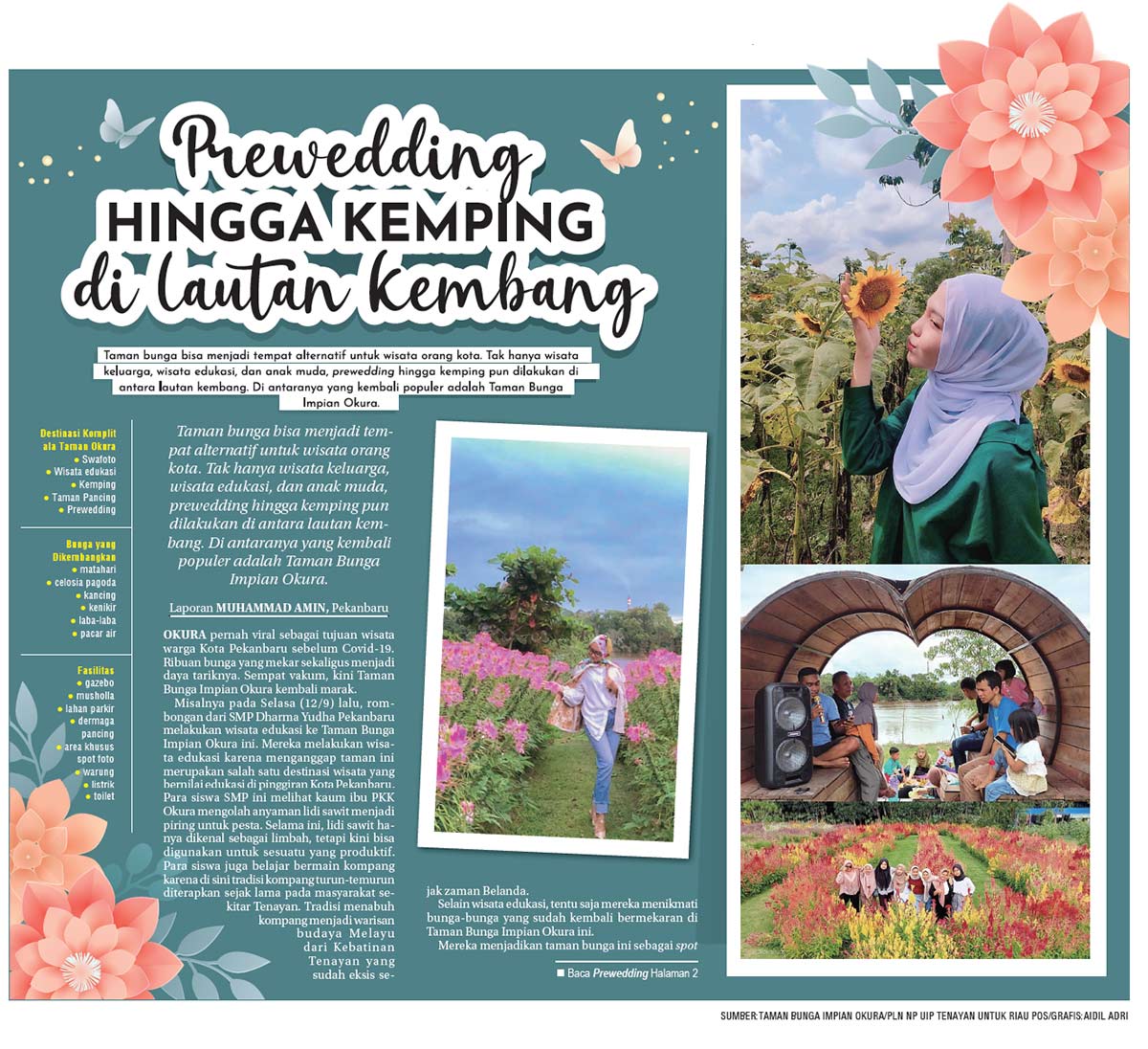 Prewedding hingga Kemping di Lautan Kembang