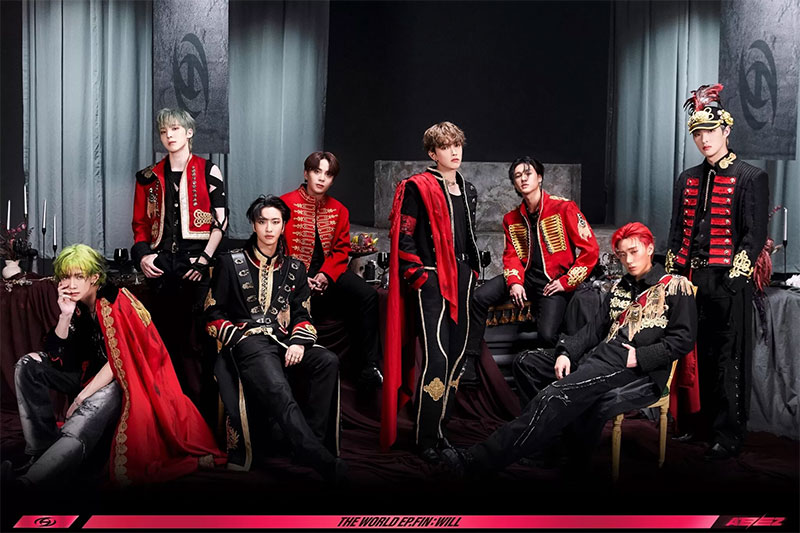 Boygroup K-Pop ATEEZ.